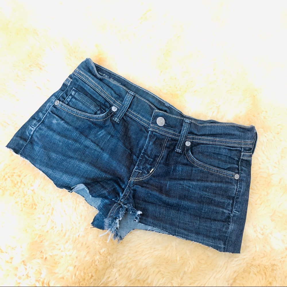 Citizens of Humanity denim distressed jean shorts